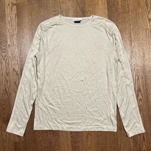 Vintage Y2K Versace Collection Lightweight Viscose Blend L/S T Shirt Womens S